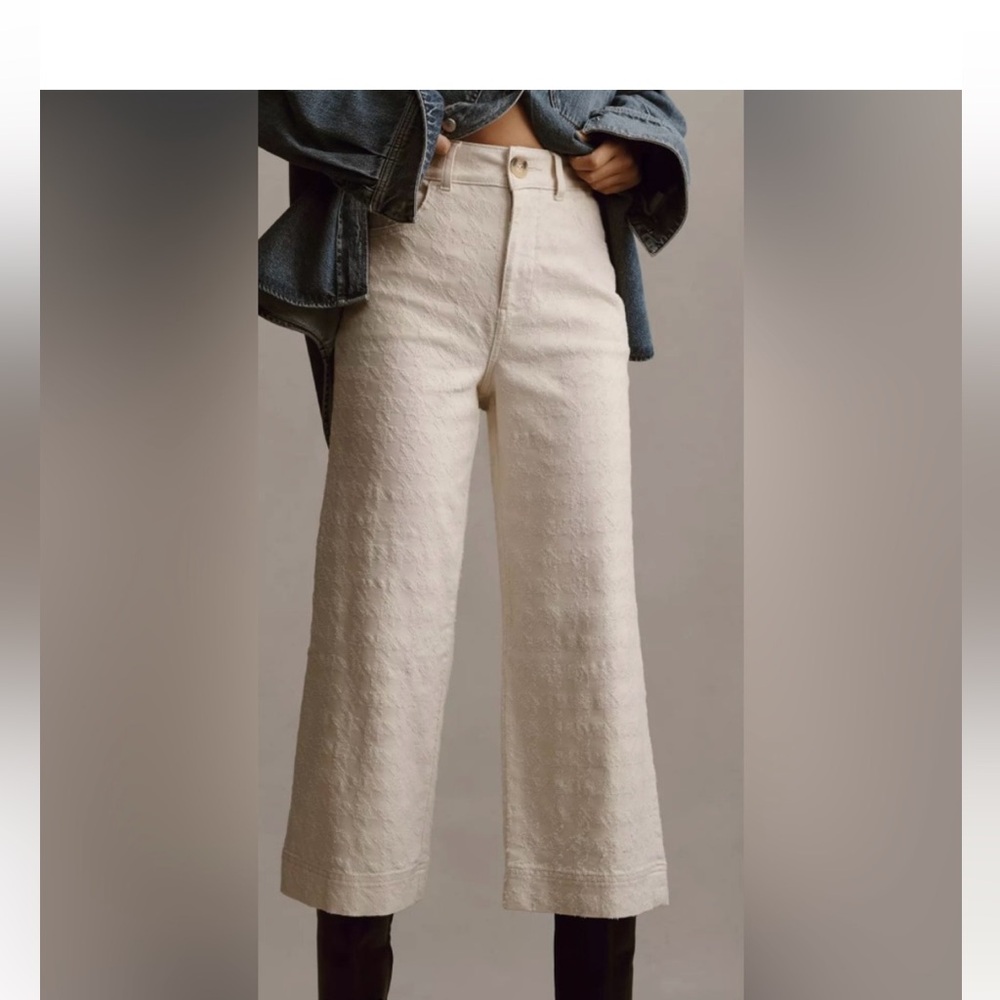 Pilcro Anthropologie the Skipper wide leg pants size 30 - Picture 2 of 6